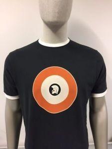 Black Target Logo - Trojan TR 8288 Black Target Logo Short Sleeved T Shirt Sizes Medium