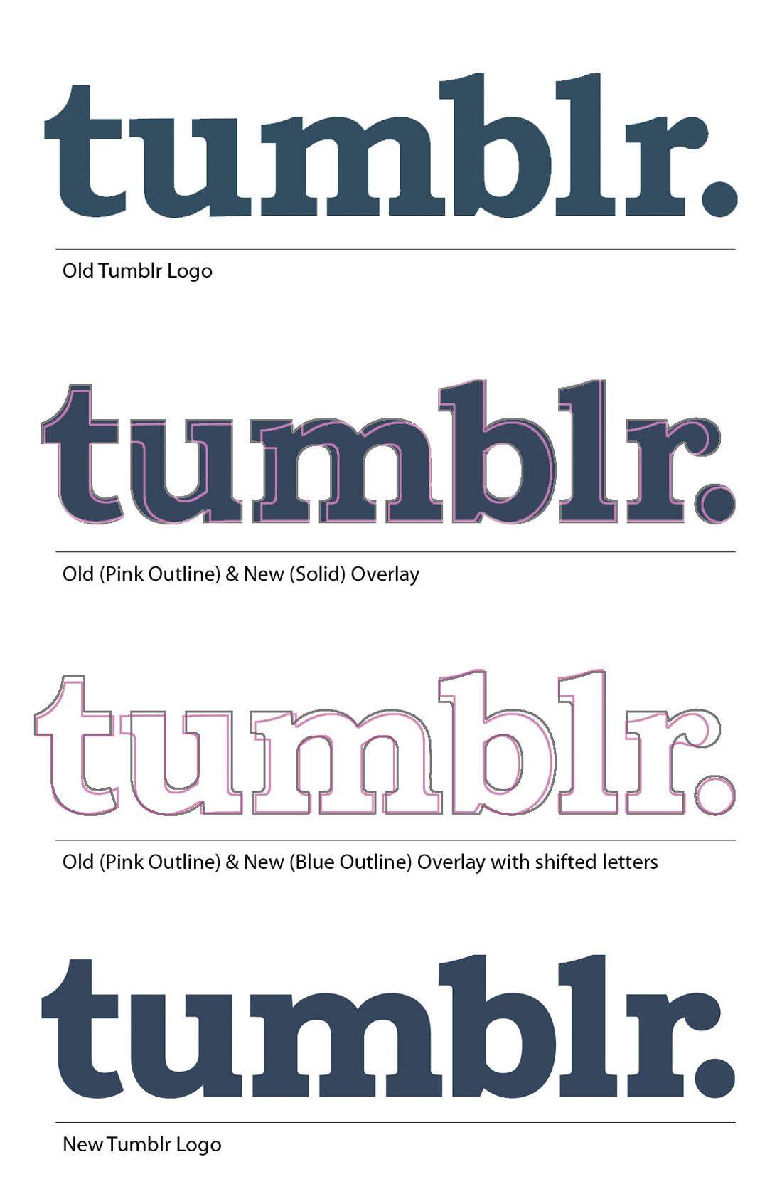 Tumblr Old Logo - Tumblr Gets a New Logo - See What's Different Between the Old and New