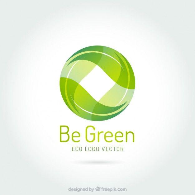 Green Logo - Be green logo Vector