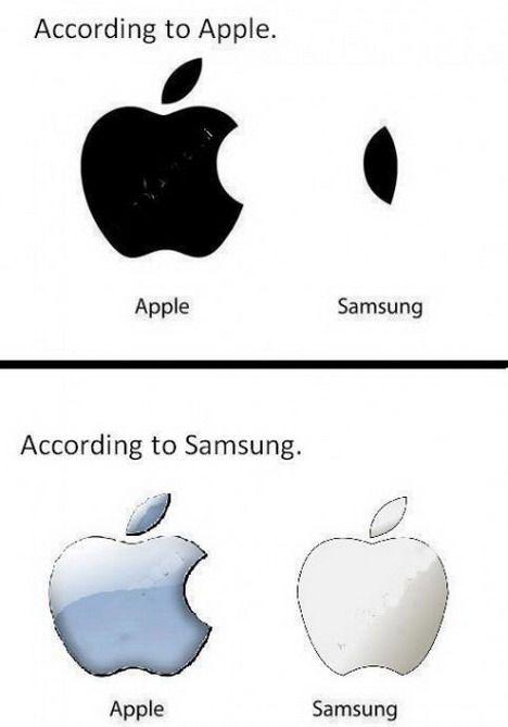 Funny Samsung Logo - 24 Apple Vs Samsung Funny Photo Collection - Quertime