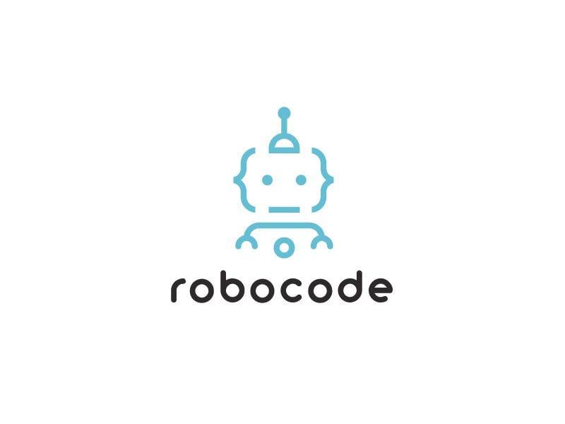 Simple Robot Logo - Robotic logo by kreator.space