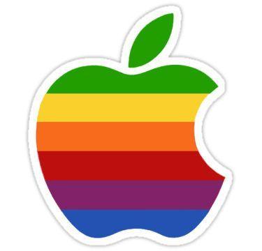 Tumblr Old Logo - Old Apple Logo Stickers | Products | Pinterest | Apple logo ...