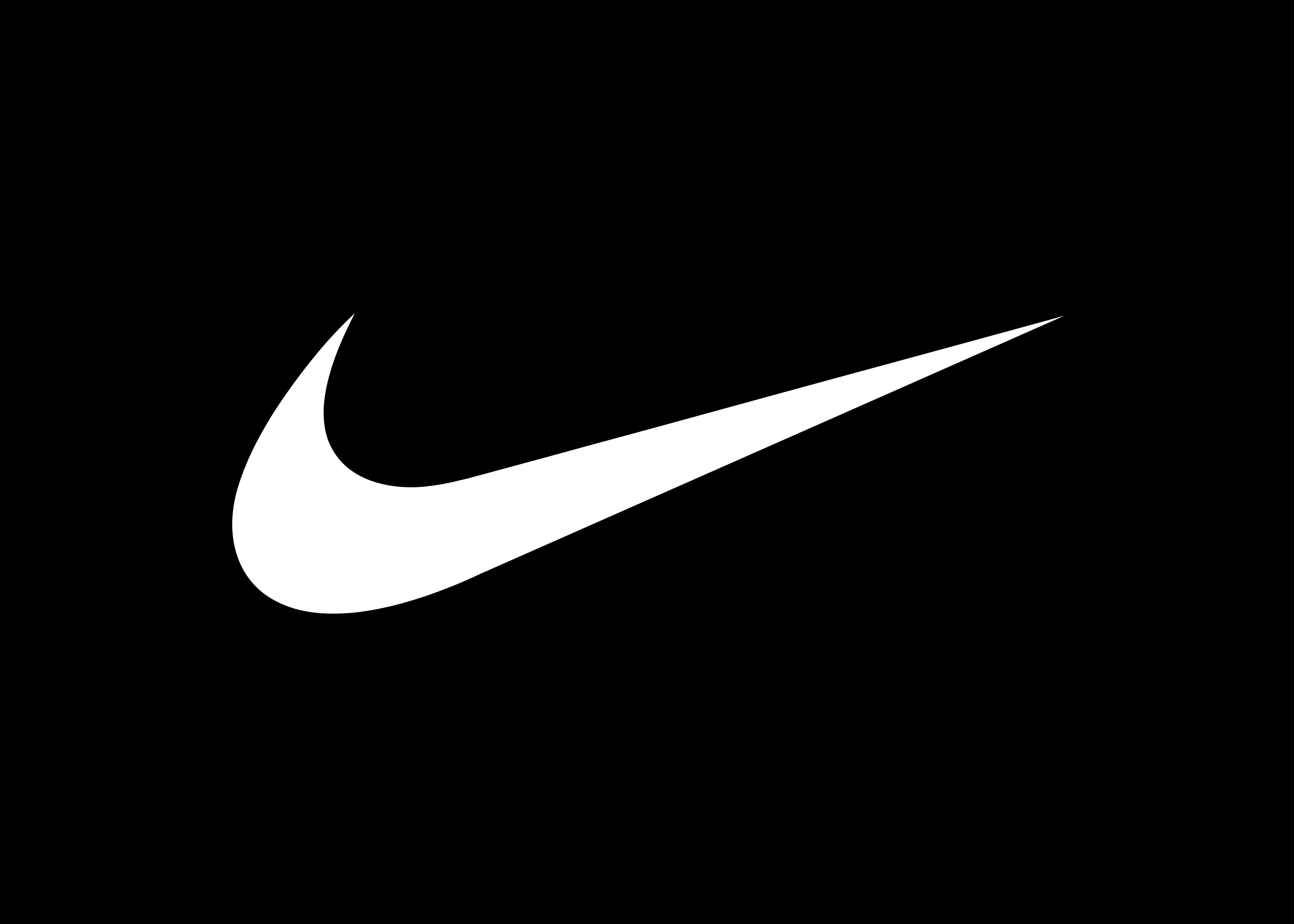 White Nike Logo - Nike Swoosh Logo White