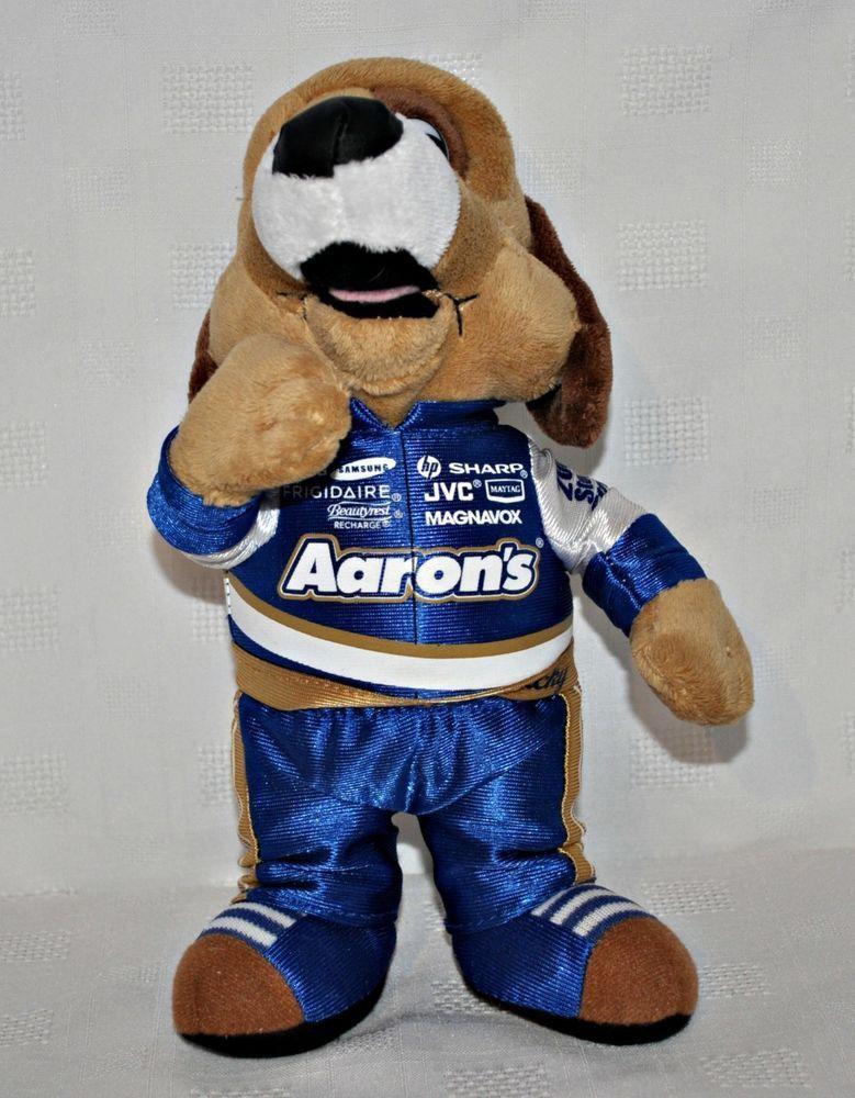 Aaron's Dog Logo - Aarons Lucky Puppy Dog Nascar Racing Mascot 10 Doll Plush Stuffed