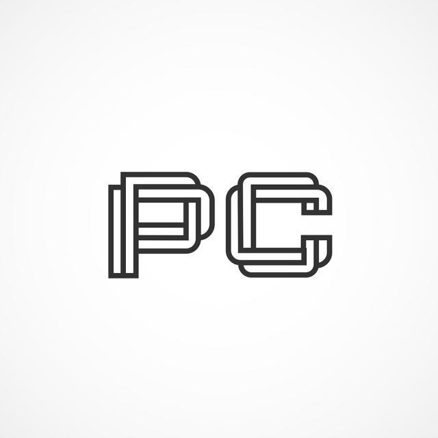 PC Logo - initial Letter PC Logo Template Template for Free Download on Pngtree