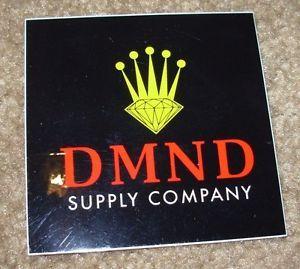 Diamond Skate Co Logo - DIAMOND SUPPLY CO 3 BlkRed Crown Skate Sticker Logo skateboards