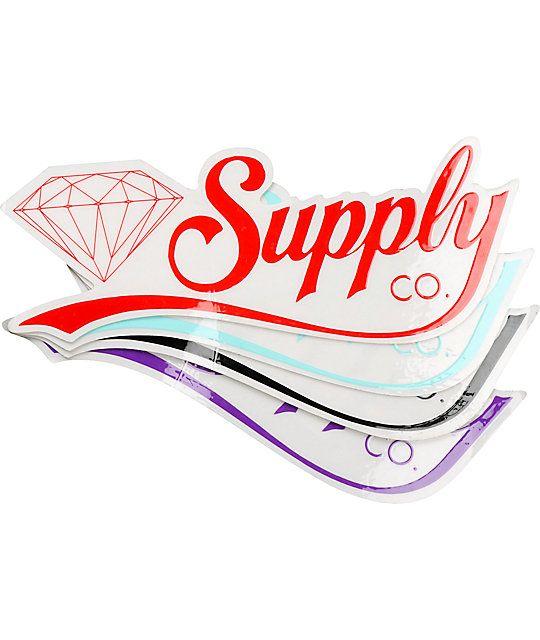 Diamond Skate Co Logo - Diamond Supply Co Diamondaire Vinyl Sticker | Zumiez