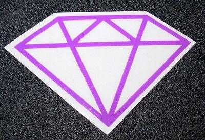 Diamond Skate Co Logo - DIAMOND SUPPLY CO Logo Skate Sticker Rock Clear Purple skateboards ...
