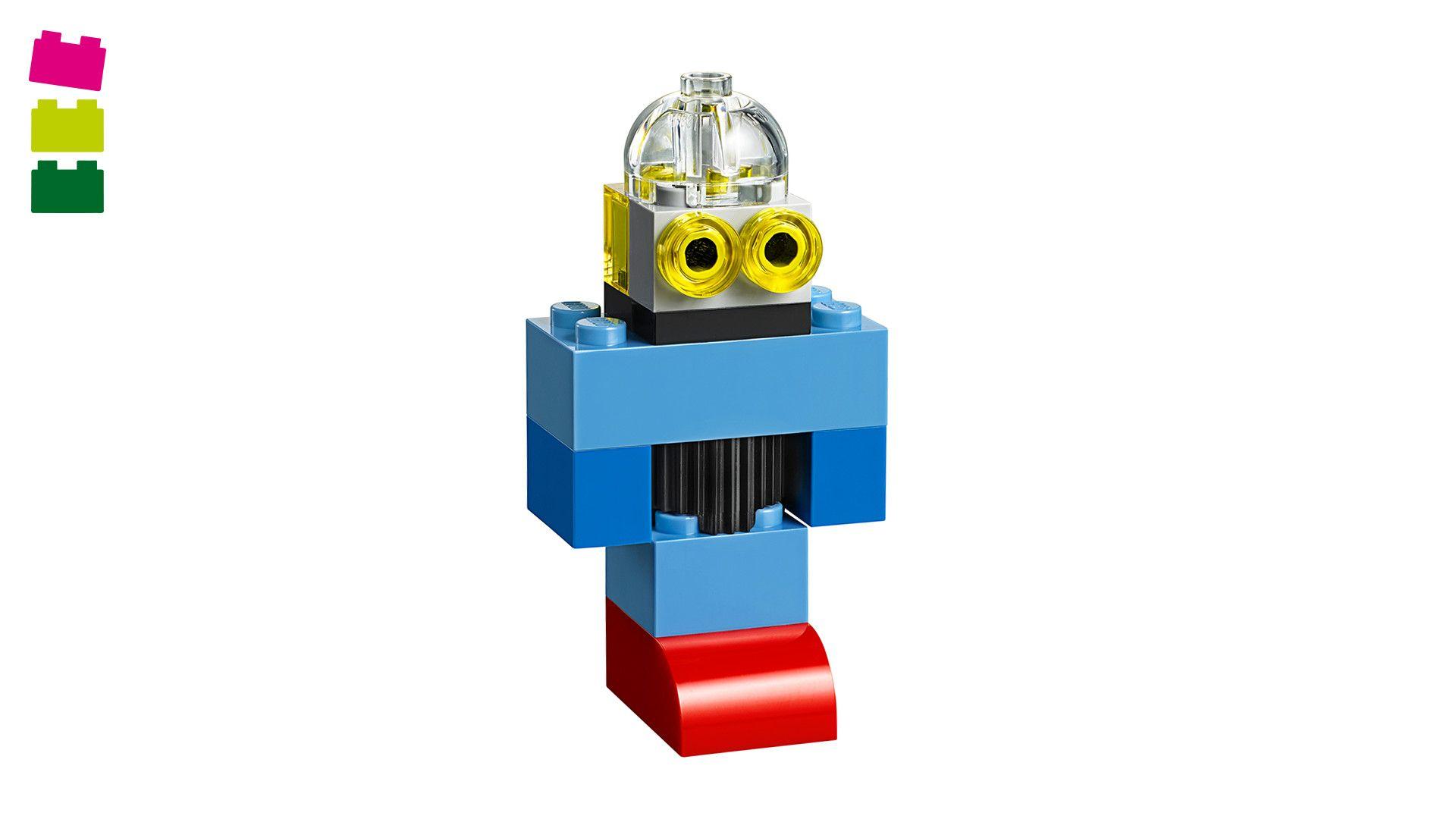 Backslash and Blue Box Logo - LEGO® Classic Building Instructions.com US