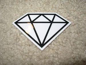 Diamond Skate Co Logo - DIAMOND SUPPLY CO Logo Skate Sticker Rock BLACK skateboards helmets