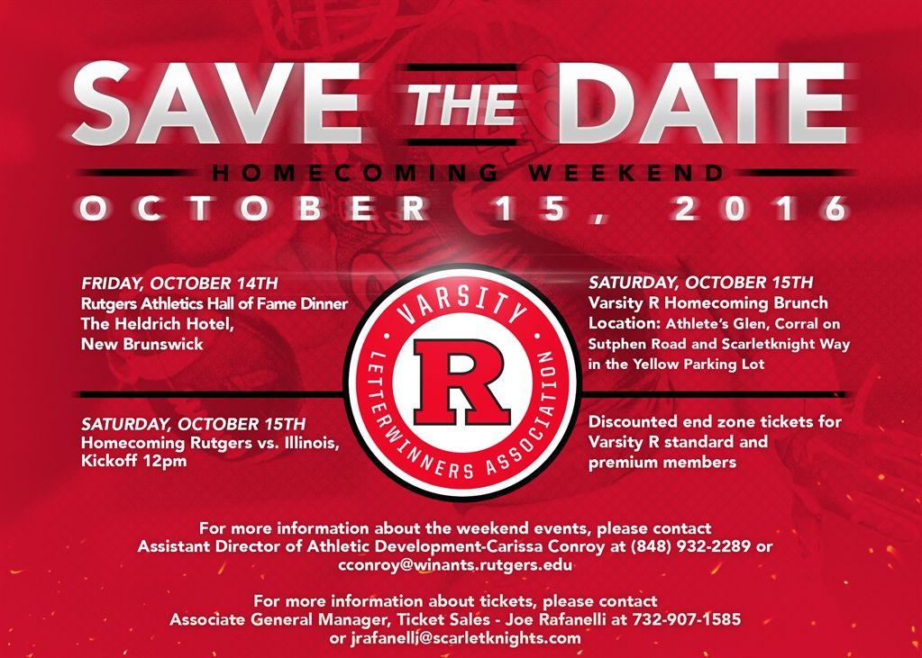 Game Red RAC Logo - Rutgers University - Varsity R Letterwinners Brunch