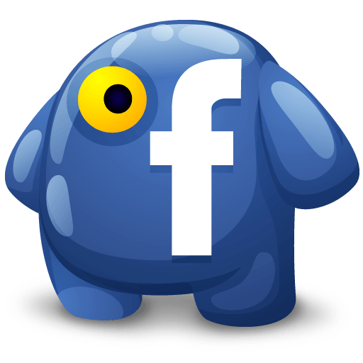 Funny Facebook Logo - Creature, Facebook Icon - Download Free Icons