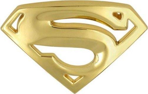 Gold Superman Logo - 3D Metallic Sticker Gold Superman Logo price in Saudi Arabia ...