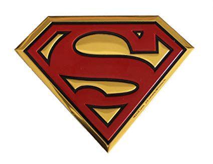 Gold Superman Logo - C&D Visionary DC Comics Superman Logo 12cm Gold Metal