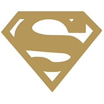 Gold Superman Logo - SUPERMAN LOGO Vinyl Sticker Decal 10 x Gold