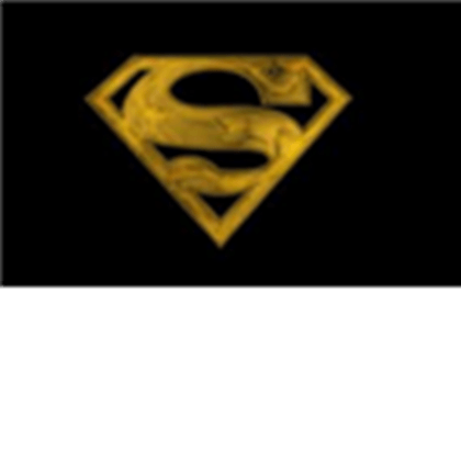 Gold Superman Logo - Gold Superman Logo - Roblox