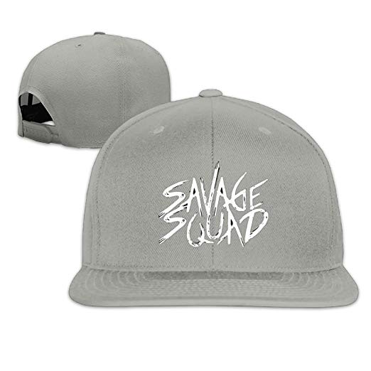 Savage Squad Gang Logo - G Gang Hats Savage Squad LIL Pump Unisex Flat Brim Baseball Hats 100