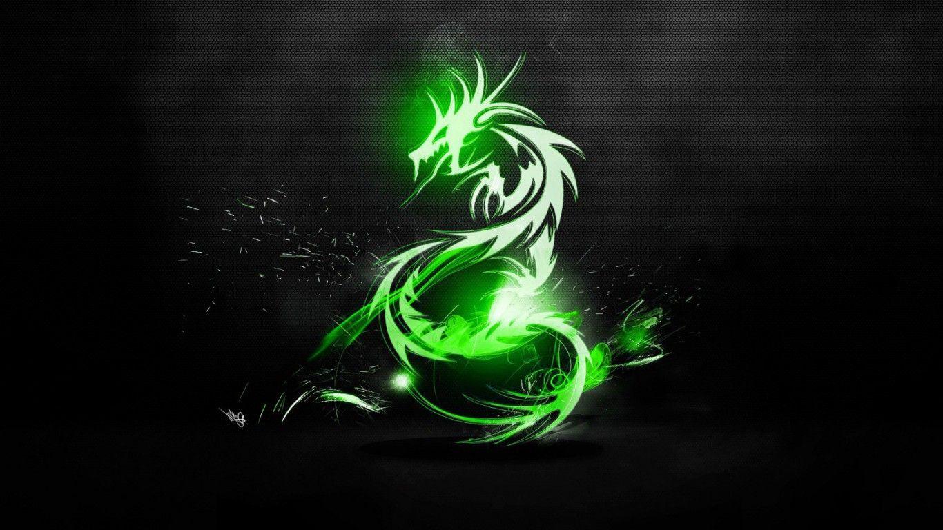 Cool Green Dragon Logo - Green Dragon