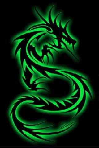 Cool Green Dragon Logo - Green Dragon. Tattoos. Dragon, Dragon art, Tribal dragon tattoos