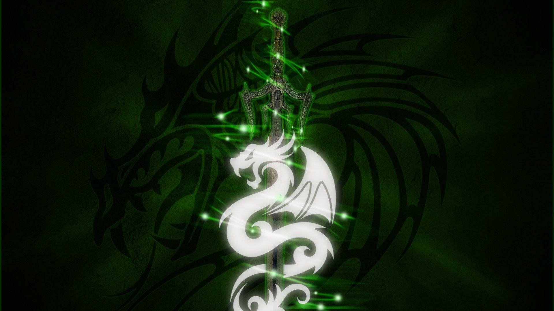 Cool Green Dragon Logo - 74 Best Free Green Dragon Wallpapers - WallpaperAccess