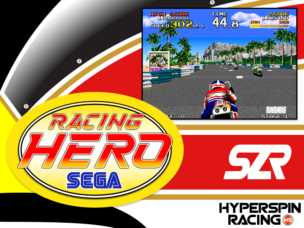 Game Red RAC Logo - Racing Hero (FD1094 317-0144) - rachero (MAME) (4:3) - Game Themes ...
