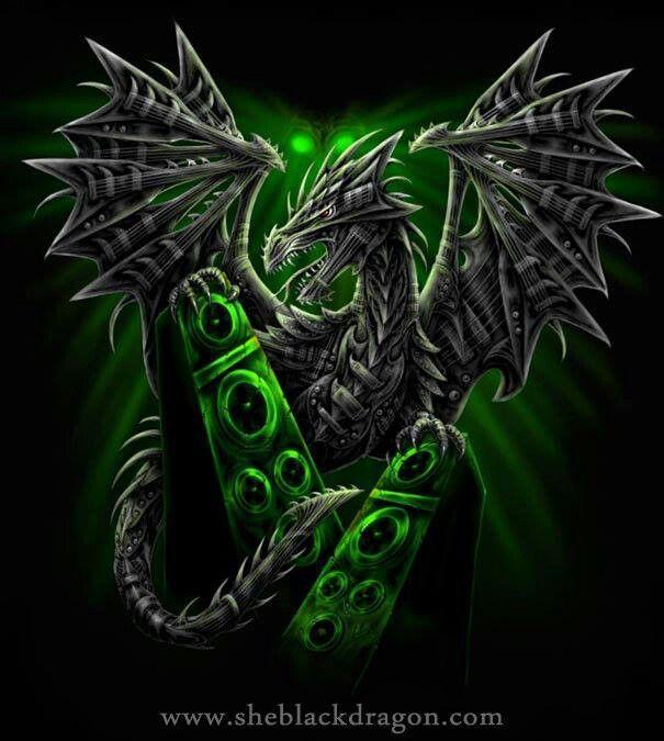Cool Green Dragon Logo - I got the shirt | Cool stuff | Dragon, Fantasy dragon, Dragon pictures