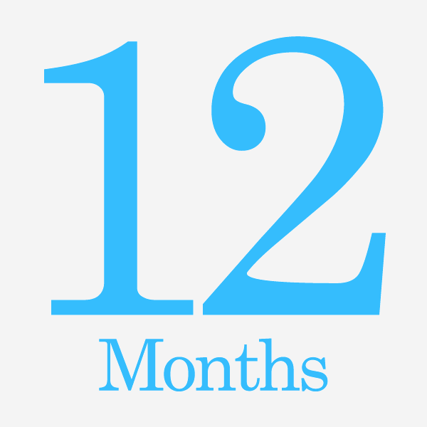 12 Month Logo - Month Membership