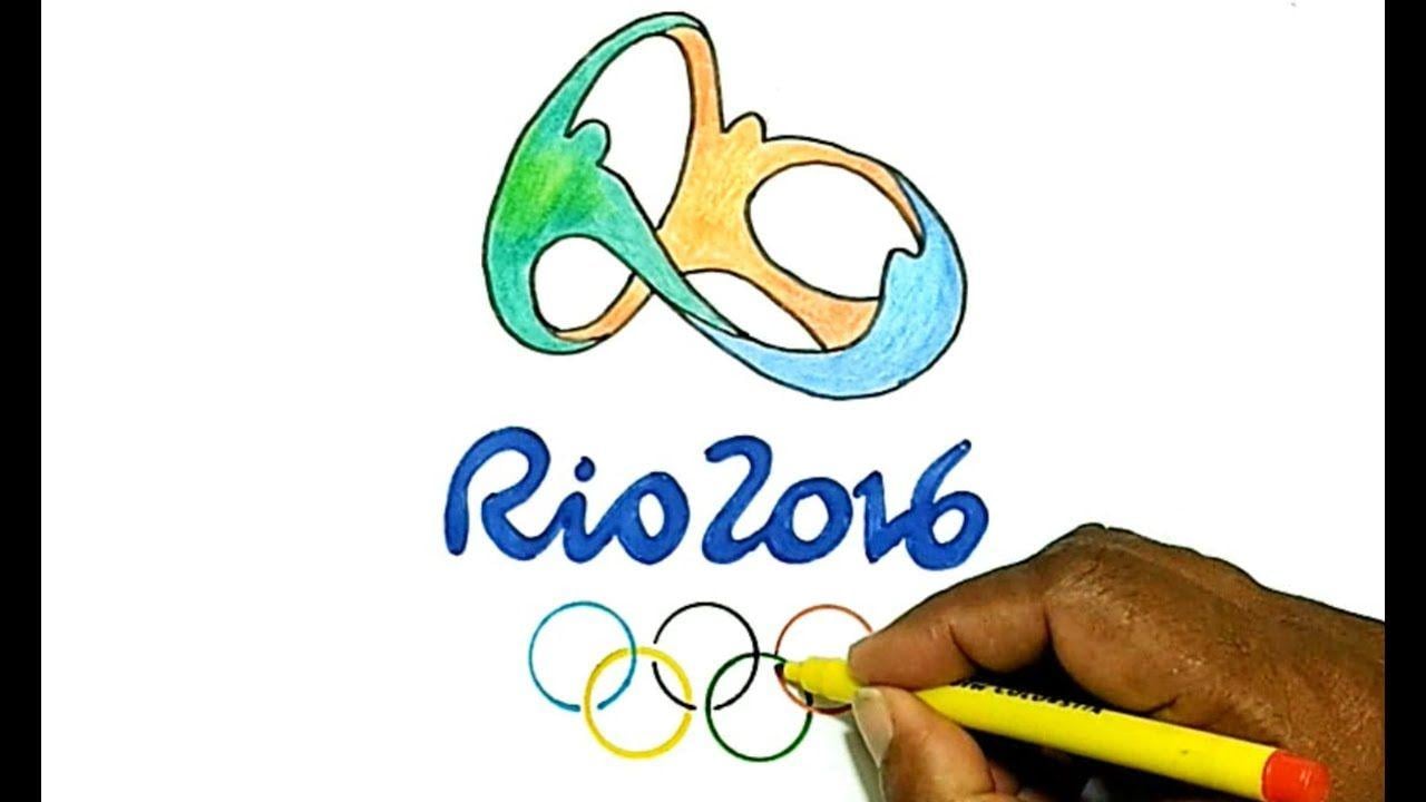 Rio 2016 Logo - How to Draw the Rio 2016 Olympics Logo - YouTube