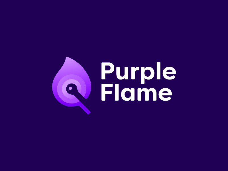 Magenta Flame Logo - Purple Flame Logo by LeoLogos.com | Smart Logos | Logo Designer ...