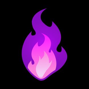 Purple Flame Logo - purple flame