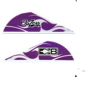 Purple Flame Logo - Blazer Arrow Vanes (Bohning) Purple Flame Vanes w/Logo Pkg 50 | eBay