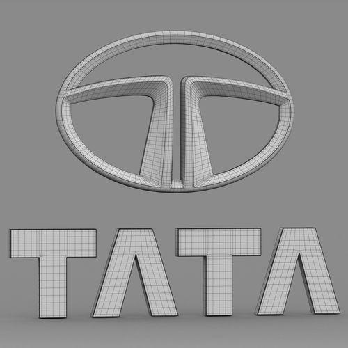 Tata Logo - 3D model tata logo 2