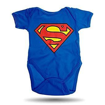 12 Month Logo - DC Comics Superman Logo Children's Jumpers, Blue, 0 3 Months, 12 18