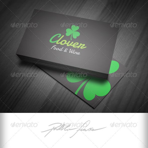 Green 3 Leaf Clover Logo - Clover Nature Logos from GraphicRiver