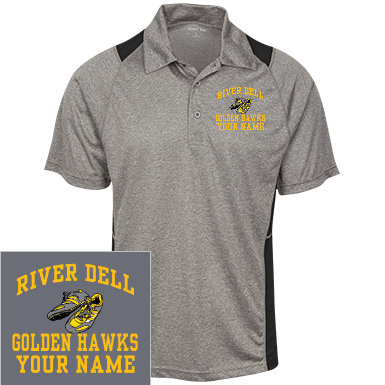 River Dell Hawk Logo - River Dell High School Polo Shirts Custom Apparel and Merchandise