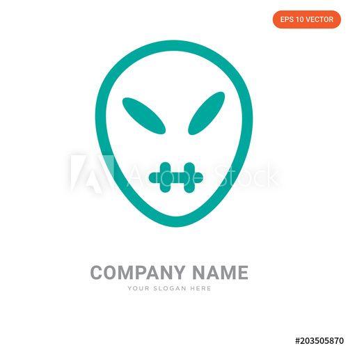 Alien Company Logo - Alien company logo design - Buy this stock vector and explore ...