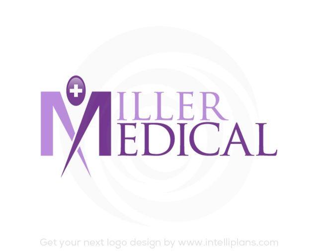 Purple Medical Logo - Professional Medical Logo Designers | Flat Rate $59 - INTELLIPLANS