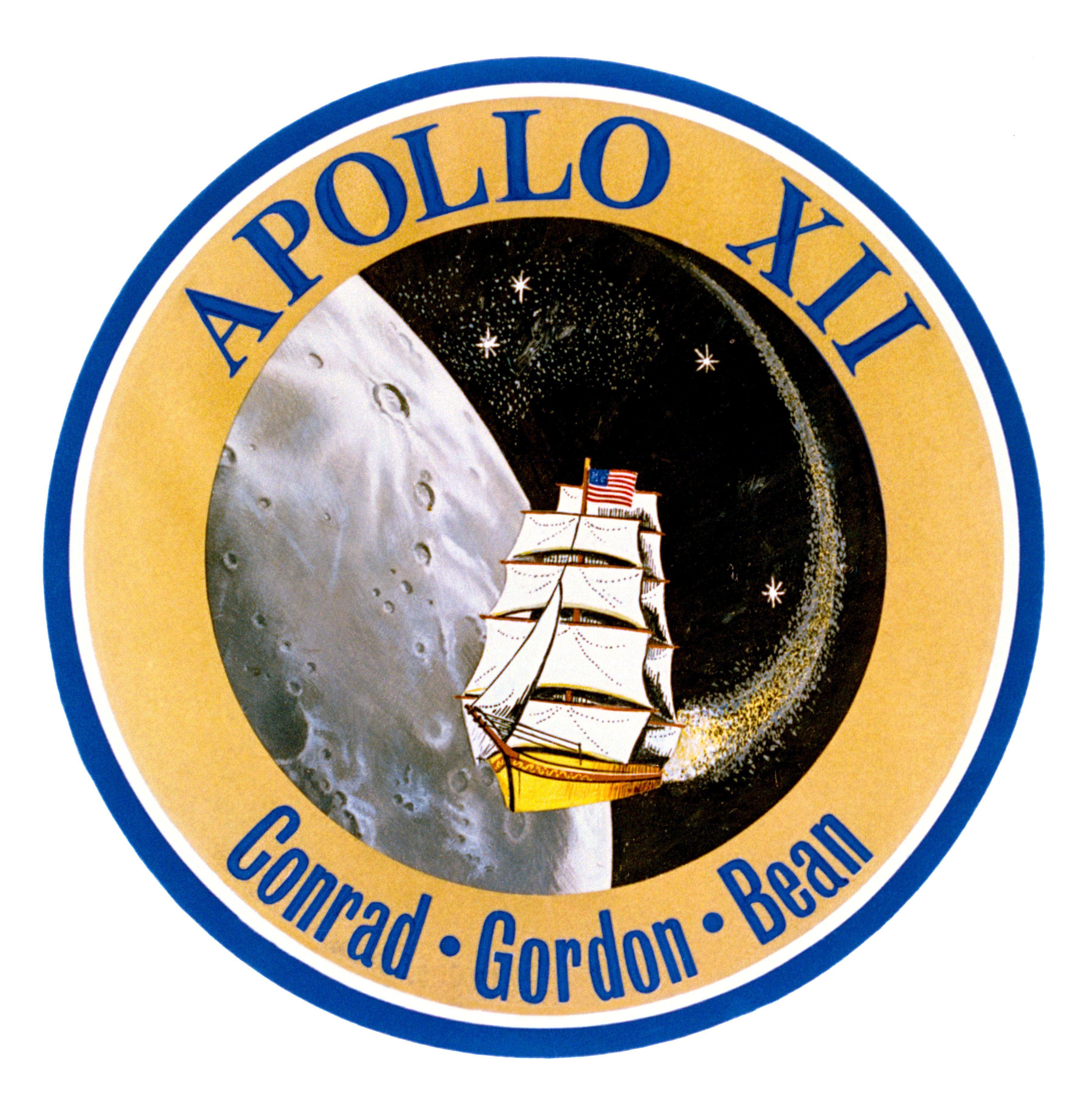 NASA Apollo Logo - Official insignia of Apollo 12 | NASA Image and Video Library