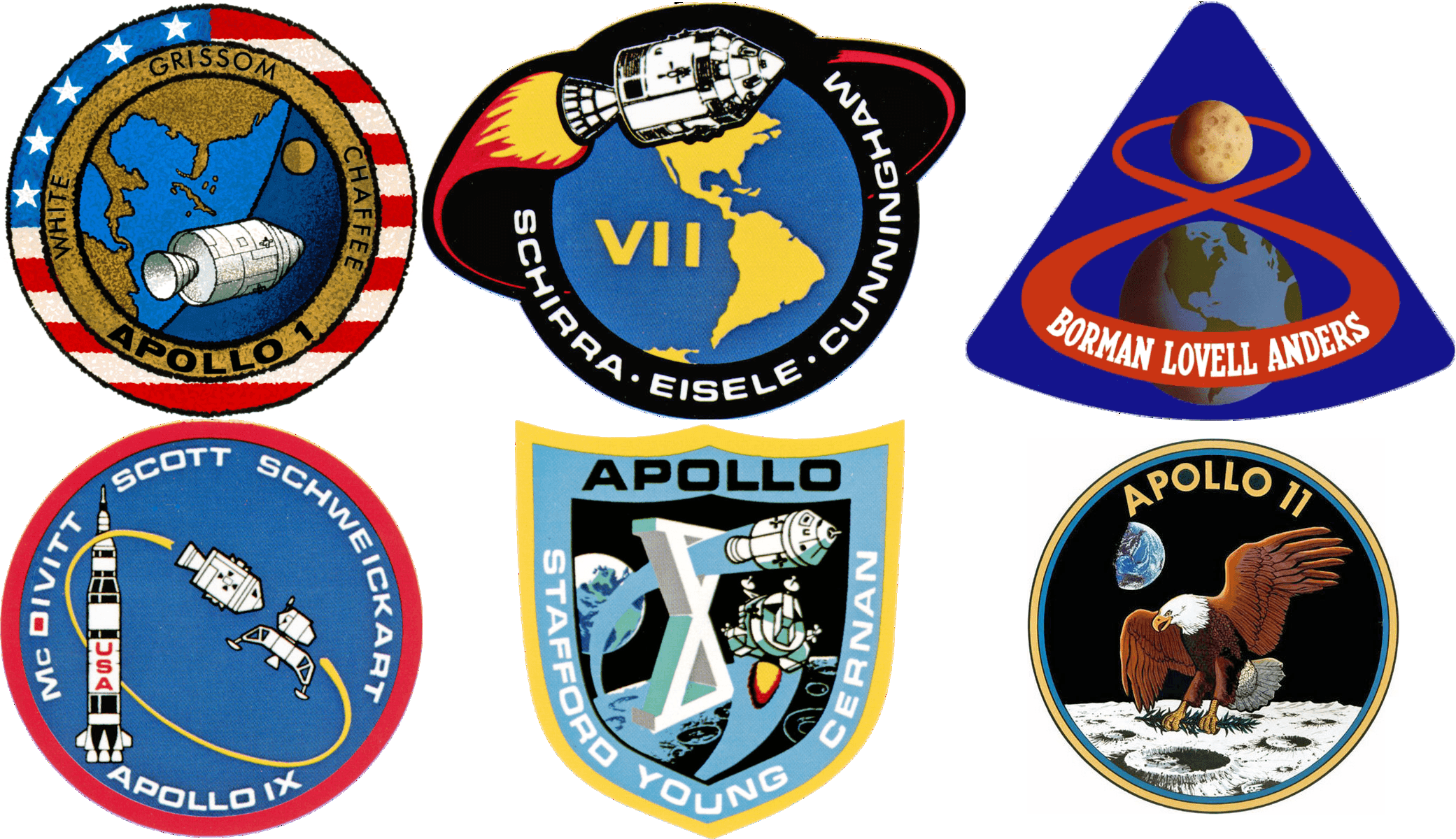 NASA Apollo Logo - File:Apollo manned development missions insignia.png