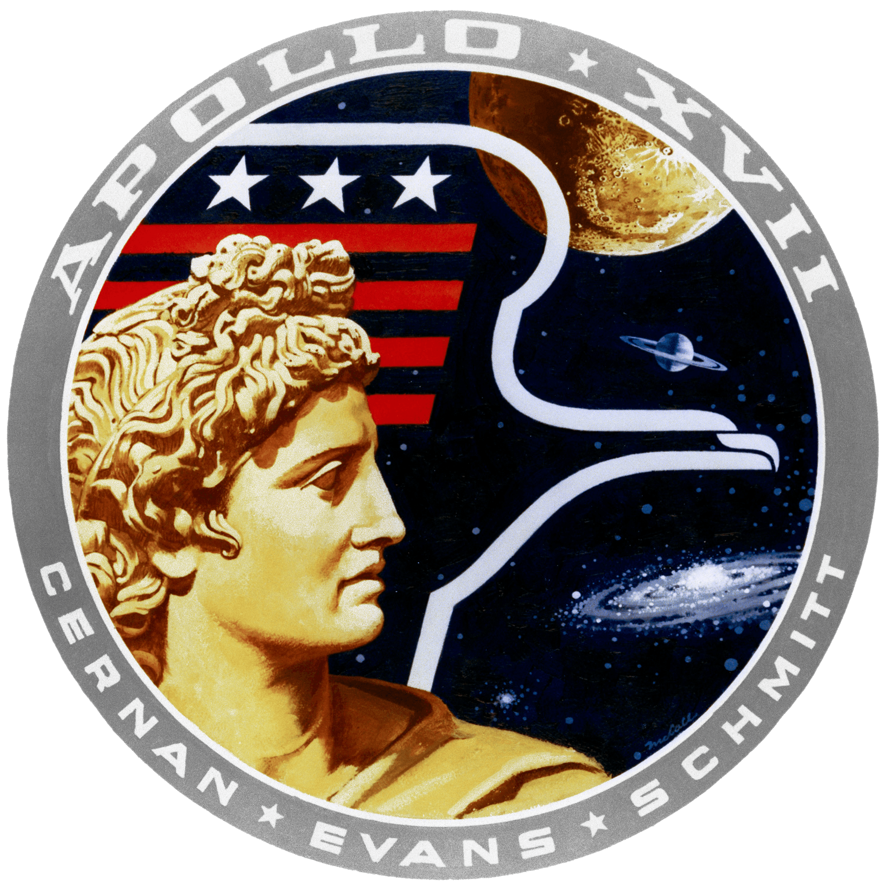 NASA Apollo Logo - Apollo 17 Insignia.png