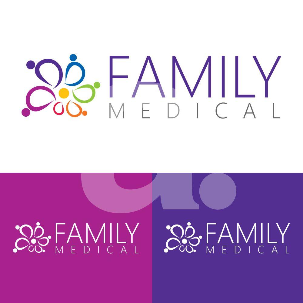 Purple Medical Logo - Family Medical Logo Design - Artworkwell