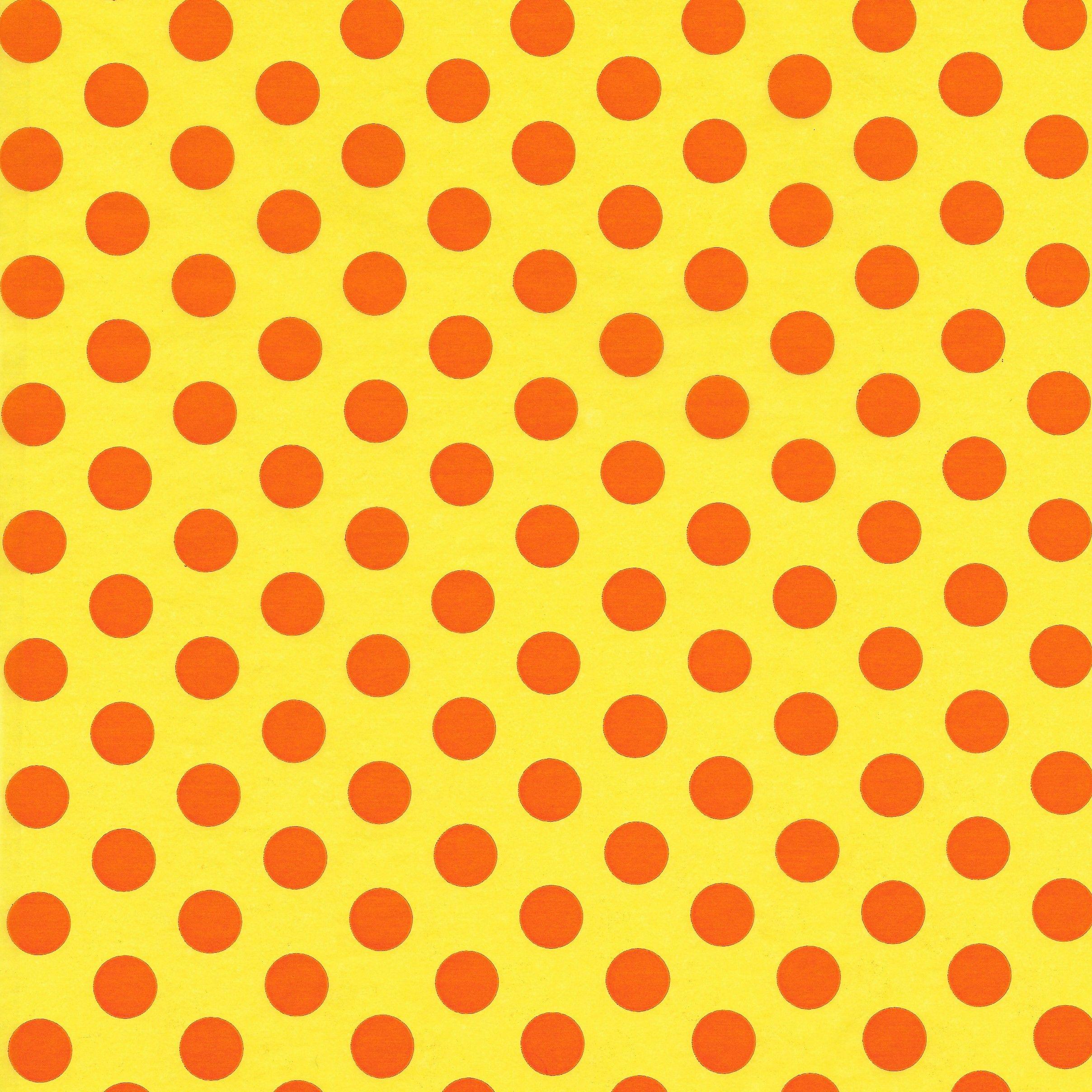 Orange Dot Circle Logo - Orange Dot on Yellow