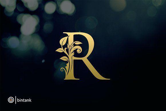 Gold R Logo - Luxury Gold R Letter Logo ~ Logo Templates ~ Creative Market