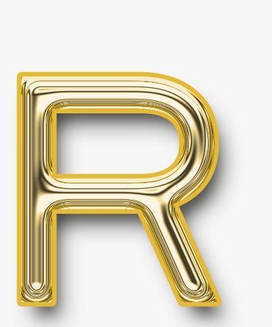 Gold R Logo - Gold Letter R, Letter Clipart, Gold Alphanumeric, Modern PNG Image ...