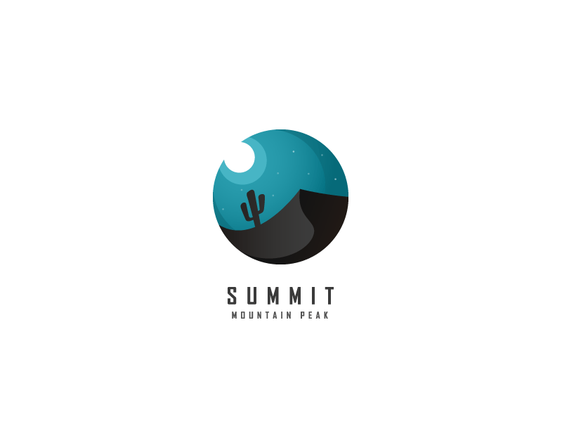 Mountain Summit Logo - Summit Peak