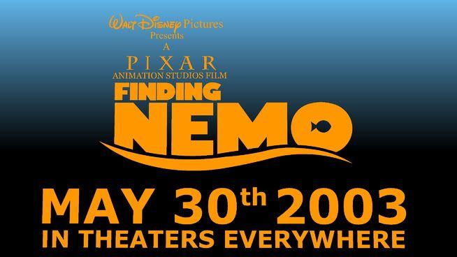 Finding Nemo Logo - Walt Disney Pictures Presents A Pixar Animation Studios Film Finding ...