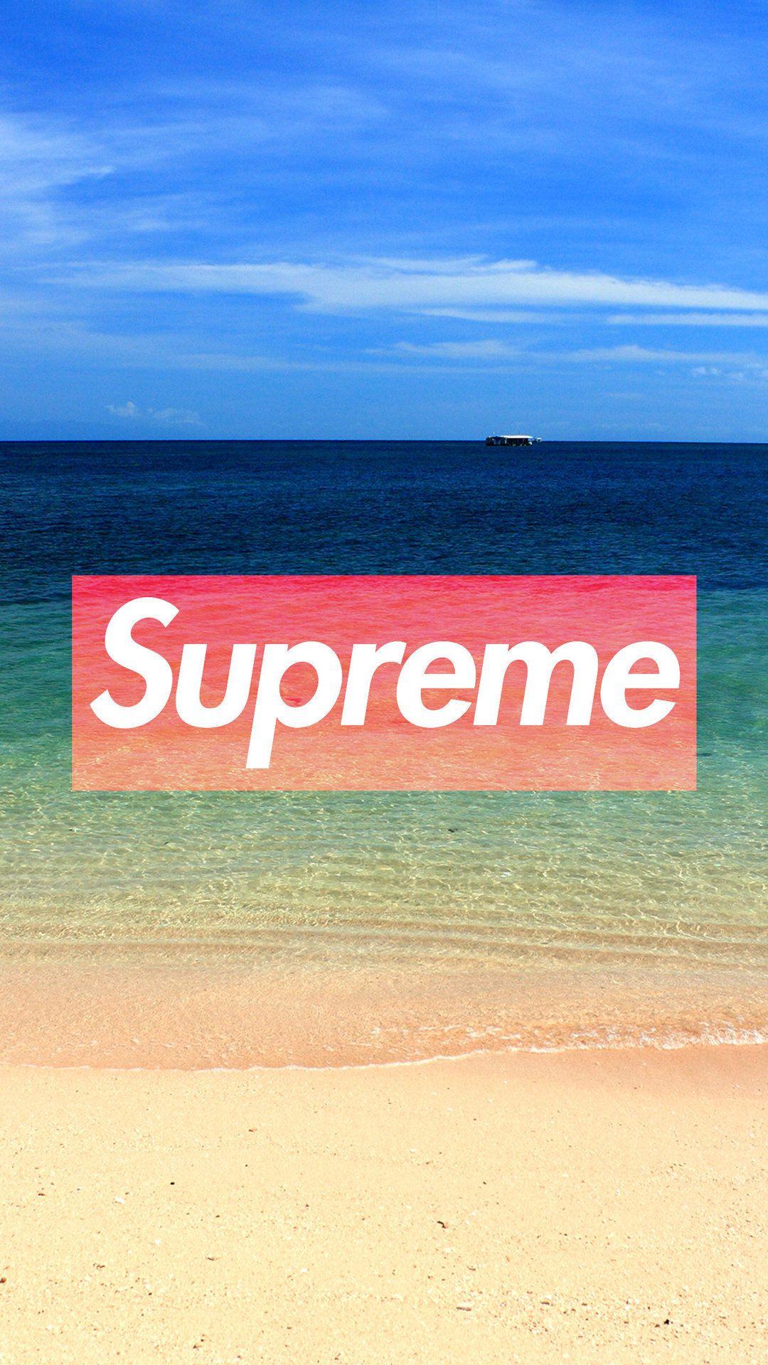 Supreme Beach Logo - Supreme Beach Wallpaper