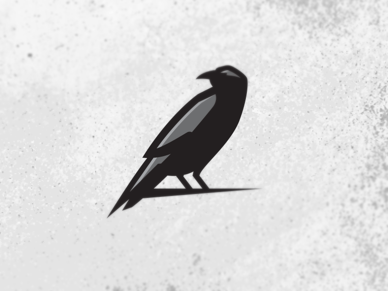 Cuervos Bird Logo - Raven. Personal Logo. Cuervo, Tatuajes, Ilustraciones