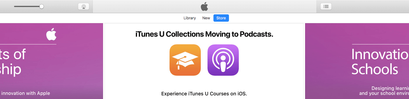 iTunes U Logo - iTunes U Collections Are Moving to Apple Podcasts – MacStories