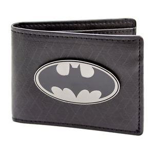 Batman Bat Logo - Official DC Comics Batman Bat Symbol Badge Black ID & Card Wallet ...